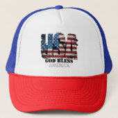 USA God Bless America  キャップ (正面)