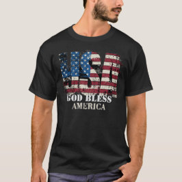 USA God Bless America  Tシャツ