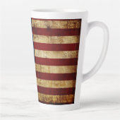 USA / Grunged flag カフェラテマグ (右)