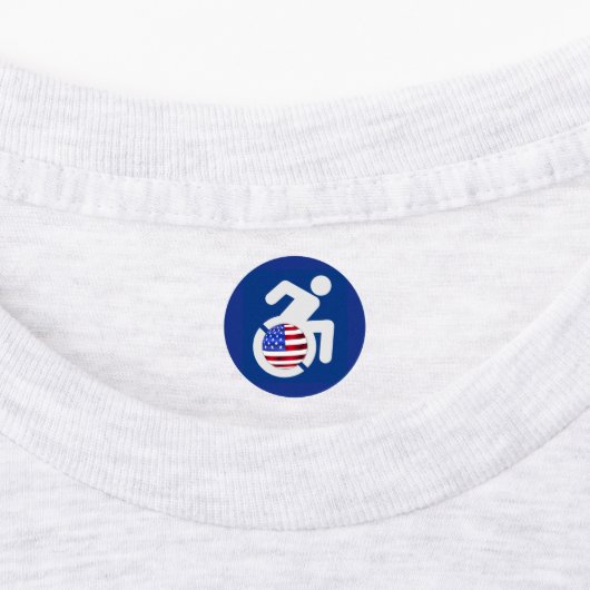 USA Handicapped ラベル (貼付)