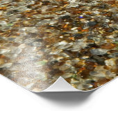 USA, HI, Kauai, Glassビーチと星魚 フォトプリント (角)