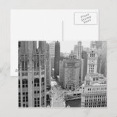 USA, IL，シカゴ，ループフロムホテル ポストカード (正面/裏面)