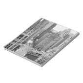 USA, IL, Chicago, Loop from Hotel ノートパッド (回転)