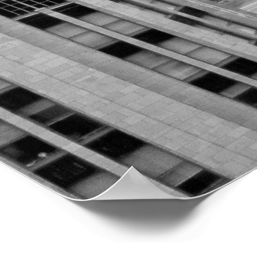 USA, IL, Chicago, Loop from Hotel ポスター (角)