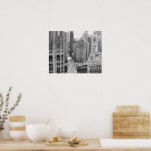 USA, IL, Chicago, Loop from Hotel ポスター (キッチン)