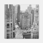 USA, IL, Chicago, Loop from Hotel マグネット (正面)