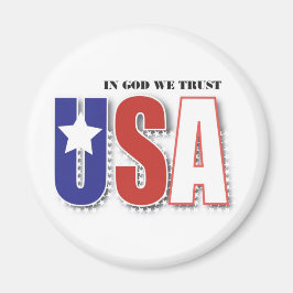 USA "In God We Trust"マグネット マグネット