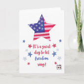 USA Independence Day -  カード (正面)