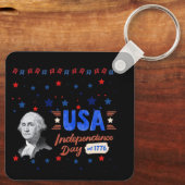 USA Independence Day black キーホルダー (裏面)