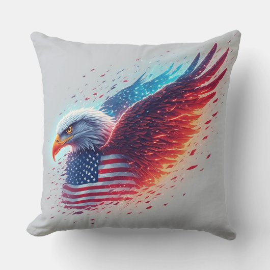USA Independence Day Eagle Design クッション (正面)