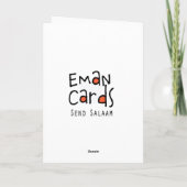 USA Independence Day - Freedom カード (裏面)