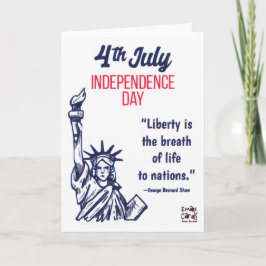 USA Independence Day - Liberty カード