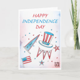 USA Independence Day - Motifs カード