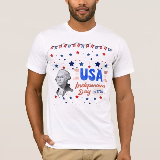 USA Independence Day Tシャツ (正面)