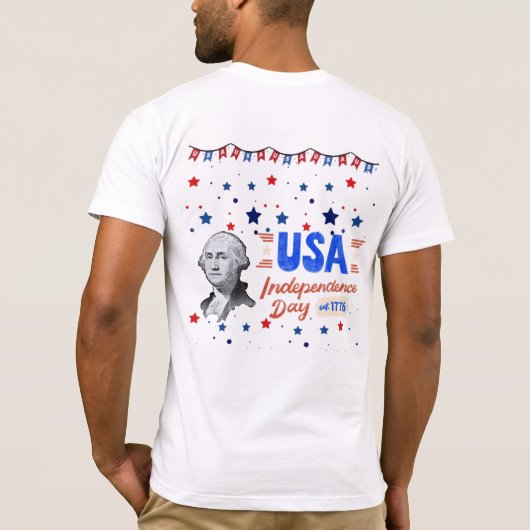 USA Independence Day Tシャツ (裏面)