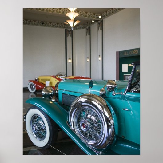 USA, Indiana, Auburn: Auburn, Cord, Duesenberg 3 ポスター (正面)