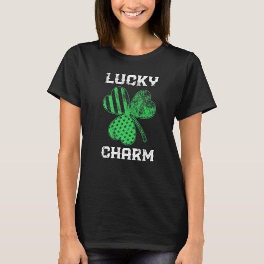 USA Ireland Flag Saint Patricks Day   Tシャツ (正面)