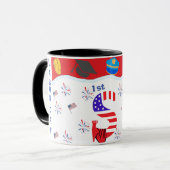 USA LABOR DAY MUGS マグカップ (正面左)