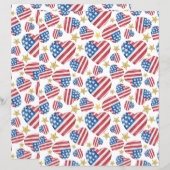 USA Love Scrapbook Paper (正面/裏面)