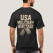USA Military Heritage Tシャツ (裏面)