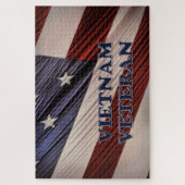 USA Military Patriotic Flag Vietnam Veteran ジグソーパズル (縦)