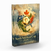 USA MX CA Fine Art Wall Art World Cup  フォトブロック (左)