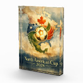 USA MX CA Fine Art Wall Art World Cup  フォトブロック (右)