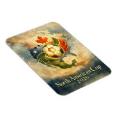 USA MX CA Fine Art Wall Art World Cup  マグネット (右側)