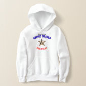USA National Pride Edition Kids Pullover Hoodie (レイダウン)