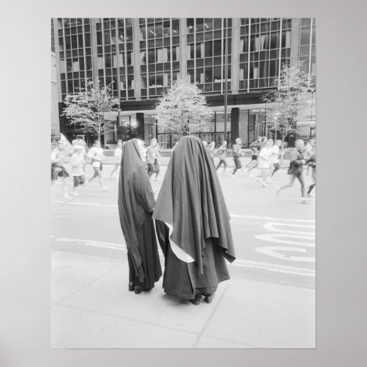 USA, NEW YORK: New York City Nuns Watching NYC ポスター (正面)