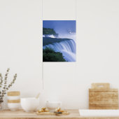 USA, New York, Niagara Falls. American Falls in ポスター (キッチン)