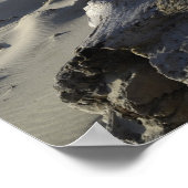 USA, Oregon, Sand Dunes and Ocean, Pacific City ポスター (角)