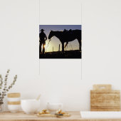 USA、Oregon、Seneca、Ponderosa Ranch ポスター (キッチン)