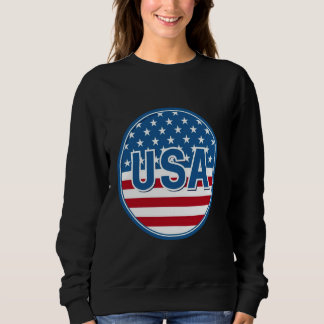 USA Patriotic American Flag For Men Women Kids Boy スウェットシャツ