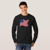 USA Patriotic American Flag For Men Women Kids Boy Tシャツ (正面フル)