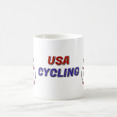 USA Patriotic Cycling コーヒーマグカップ (中央)