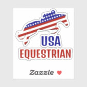 USA Patriotic Equestrian  シール (シート)