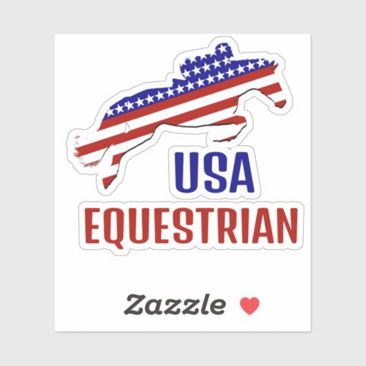 USA Patriotic Equestrian  シール (シート)