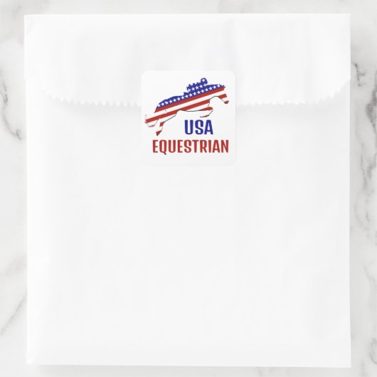 USA Patriotic Equestrian  スクエアシール (バッグ)