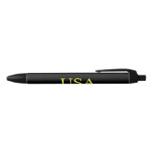 USA Pens 黒ボールペン (トップ)