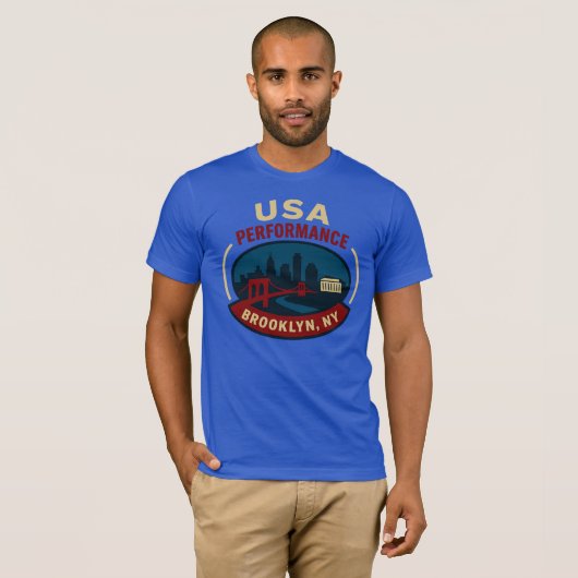 USA Performance Brooklyn Tシャツ (正面フル)