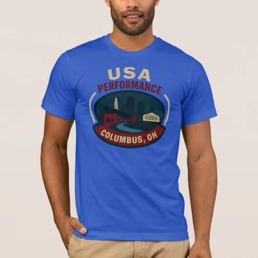 USA Performance Columbus Tシャツ (正面)