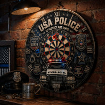 USA Police Classic Patrol Car Vintage 