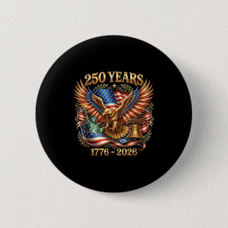 Usa pride eagle 250 years 1776-2026 4th july 缶バッジ