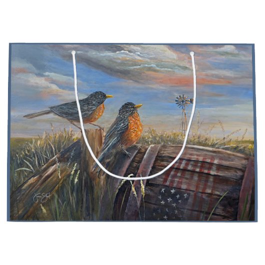 USA Robins ラージペーパーバッグ (正面)