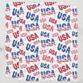 USA Scrapbook Paper (正面/裏面)