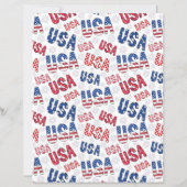 USA Scrapbook Paper (裏面)
