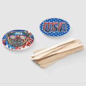 USA - SEE BACK - ハンドファン (組立なし)