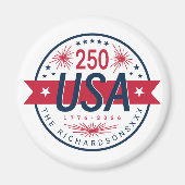 USA Semiquincentennial America's 250th Anniversary マグネット (正面)