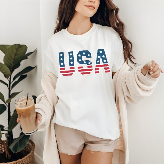 USA Shirt for Her & Him, 7月4日Patriotic Tシャツ